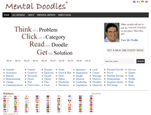 Tablet Screenshot of mentaldoodle.com